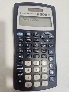 Texas Instruments TI-30X IIS Scientific Solar Calculator Blue Tested